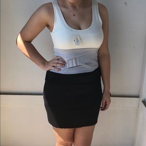 Sleeveless color block dress